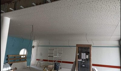 Installation d'un faux plafond décoratif à Saintes